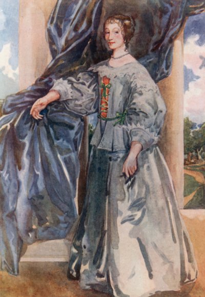 Eine Frau zur Zeit von Charles I. 1625-1649 von Dion Clayton Calthrop